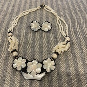 Necklace and Earrings